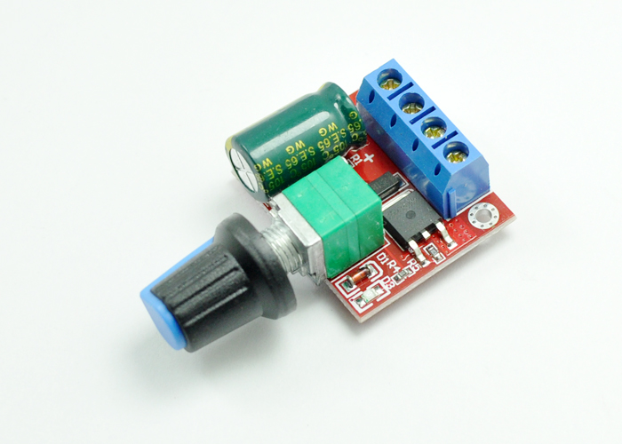 pwm直流电机调速器 led无极调光器 带开关功能 风扇 5V6V12V24V5A