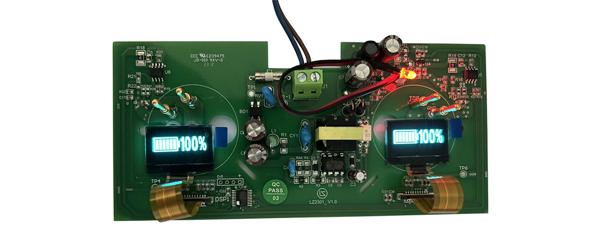 SCM development, scheme development, intelligent product development, PCBA customization development, product development Battery Charger With Oled Electrical