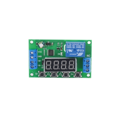 通电断电延时时间继电器模块5V12V24V 汽车延时开关启动保护