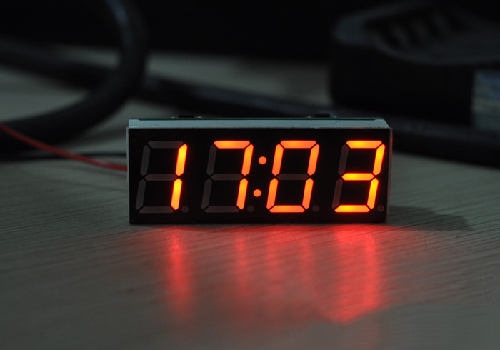 DIY创意时钟 单片机时钟模块 LED电子钟 数码管时钟 带温度 日期